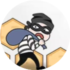 警察抓住小偷