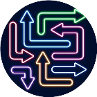箭头解压消消