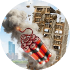 房子模拟爆破