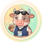小牛撑住