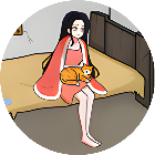 美女破屋取暖