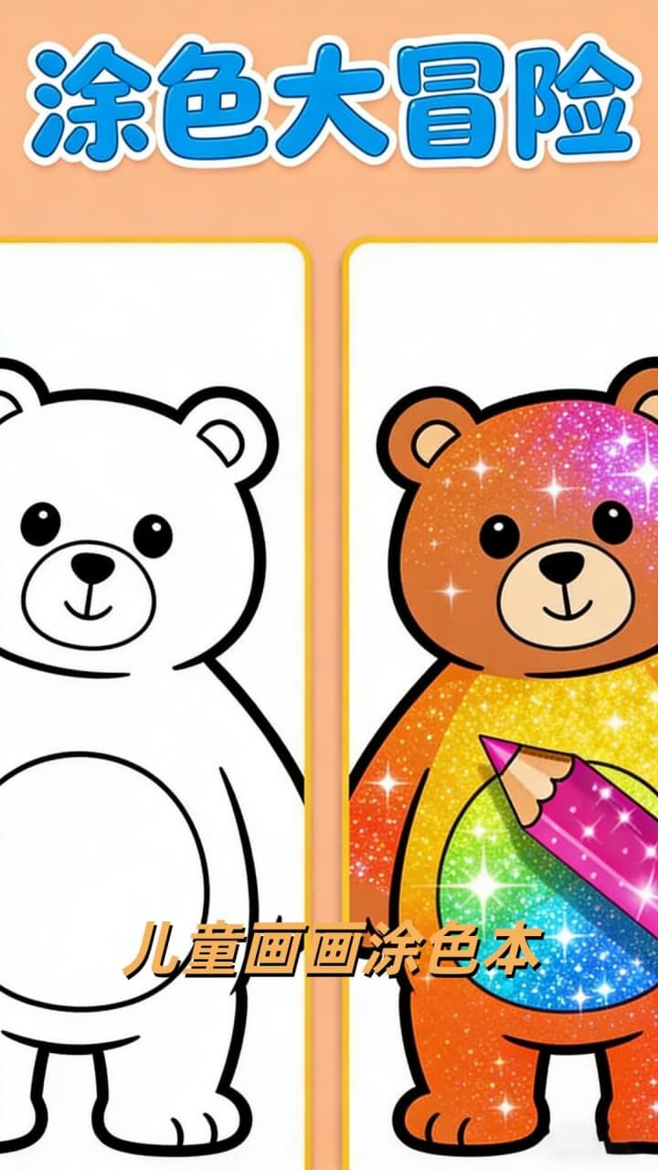 儿童画画涂色本截图