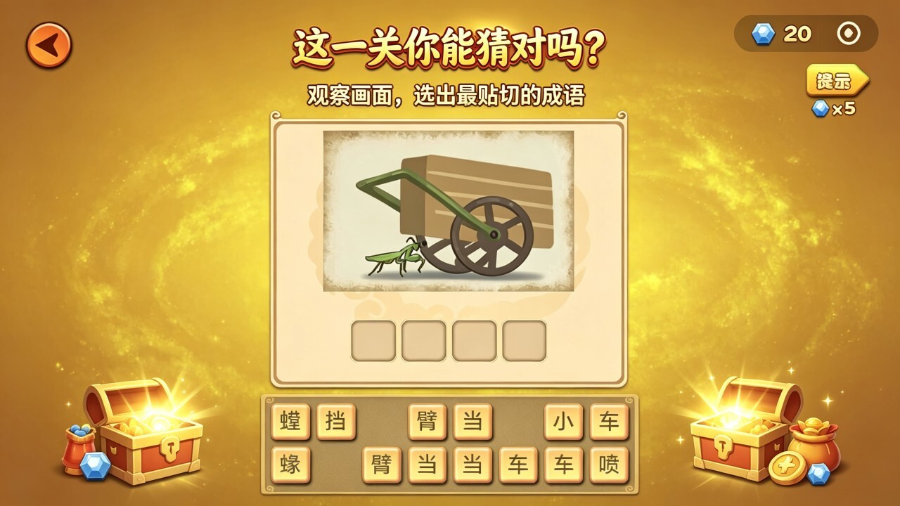 谐音梗看图猜成语截图