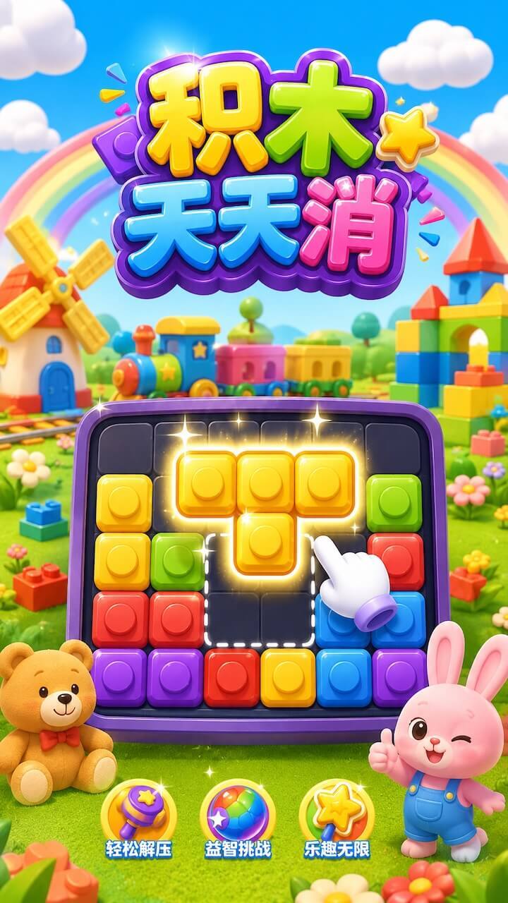 积木天天消截图