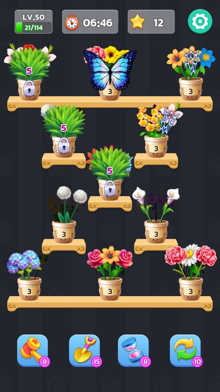 插花消除截图