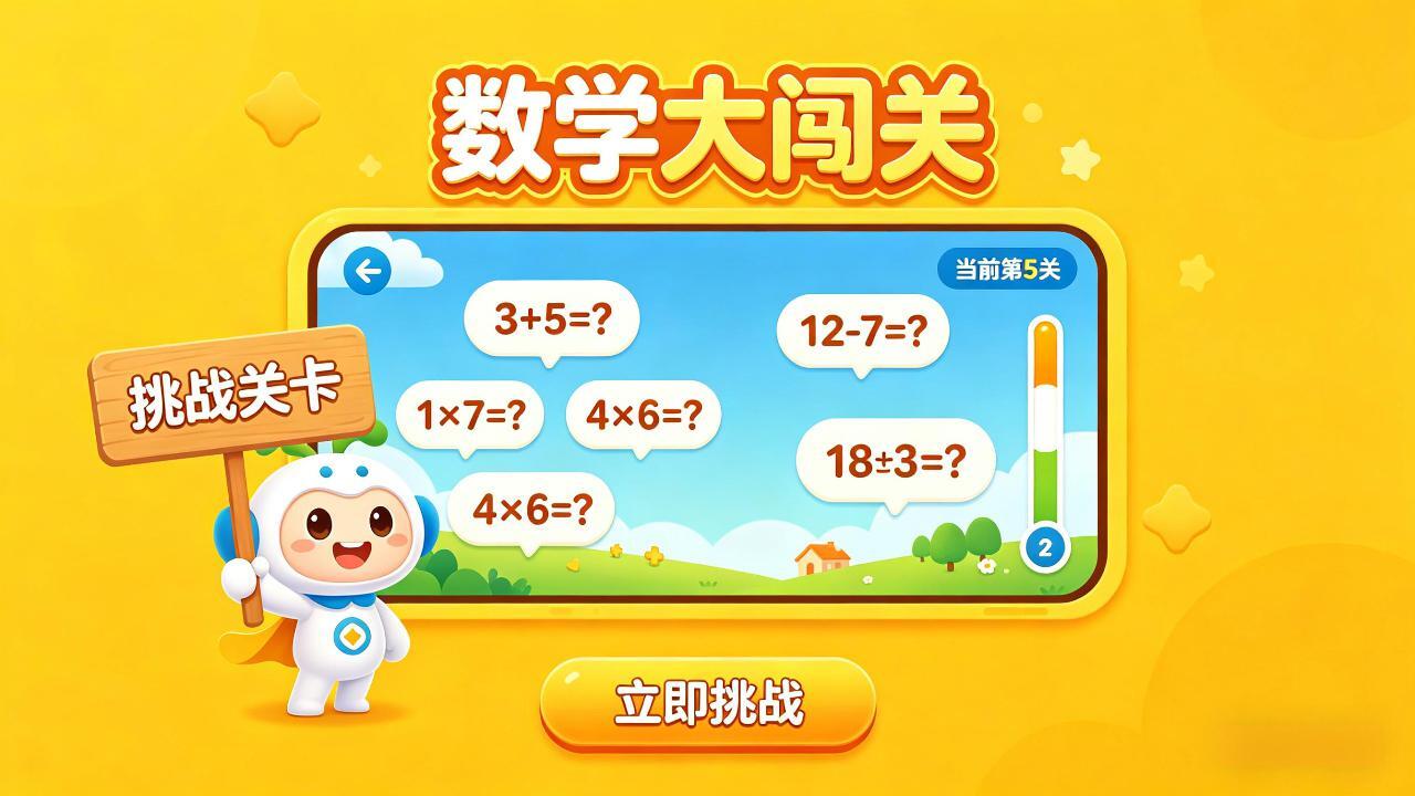 数学闯关游戏截图