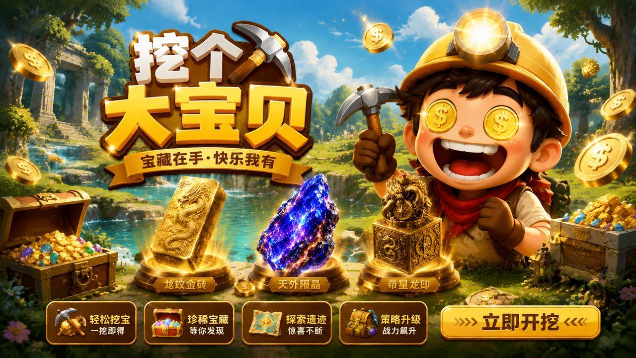 挖个大宝贝截图