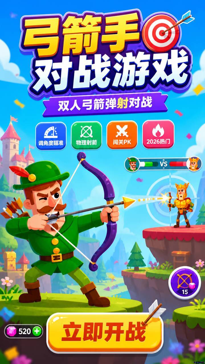 弓箭手对战游戏截图