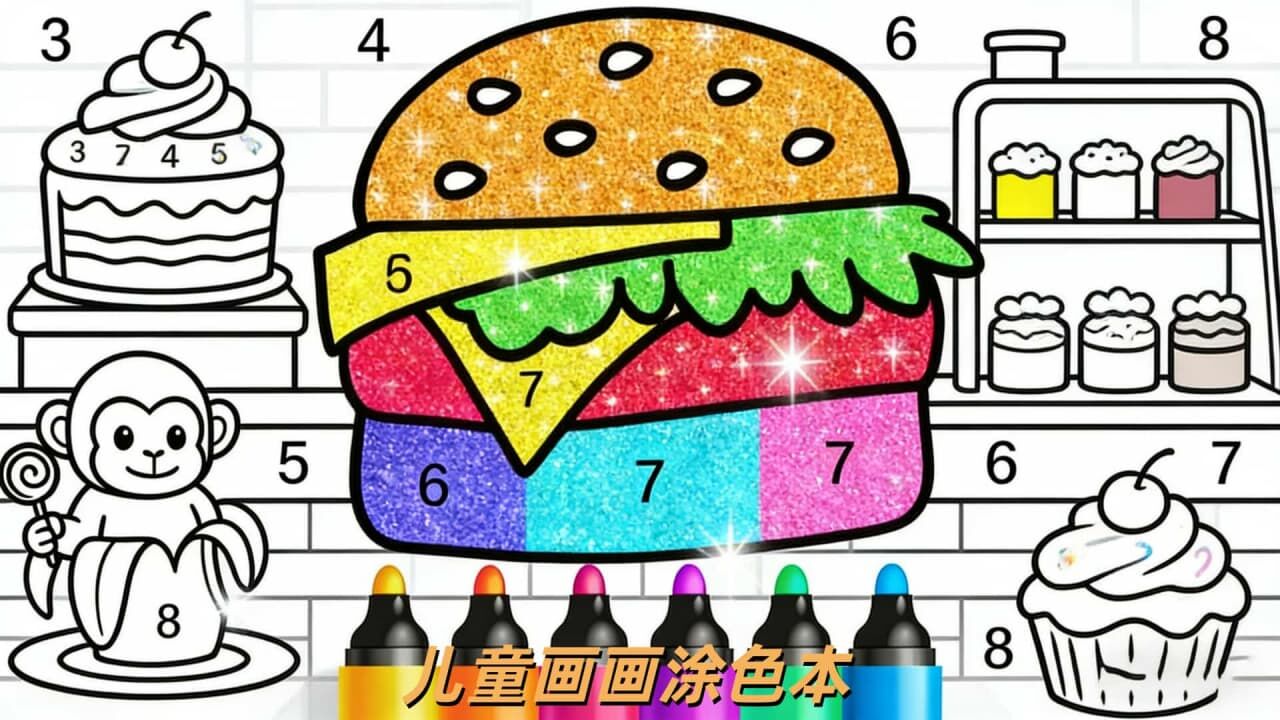 儿童画画涂色本截图