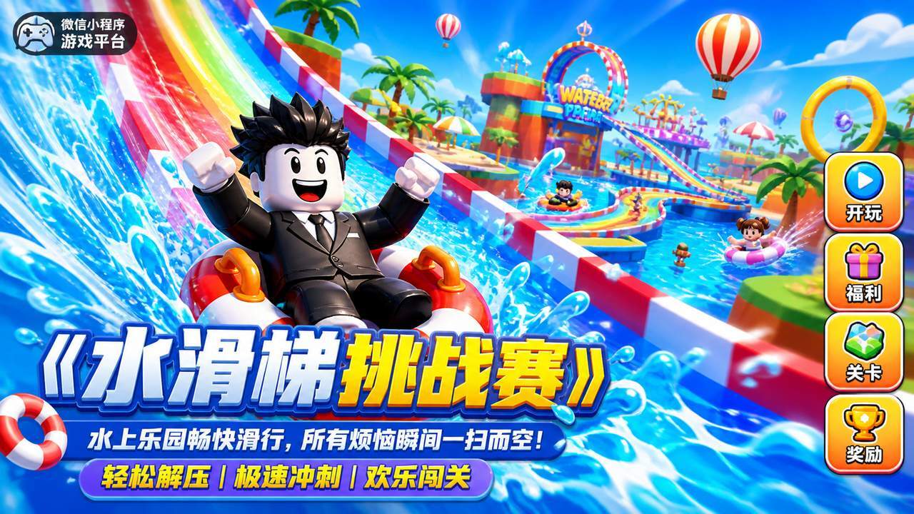 水滑梯挑战赛截图