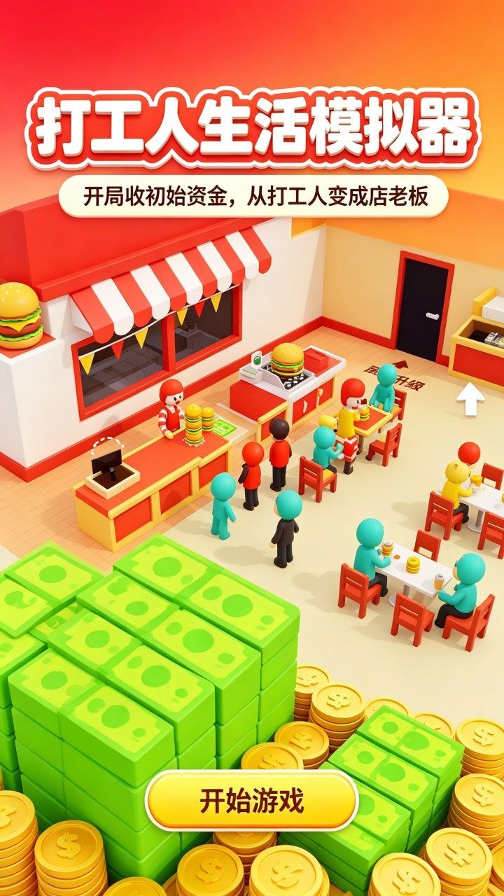 打工人生活模拟器截图