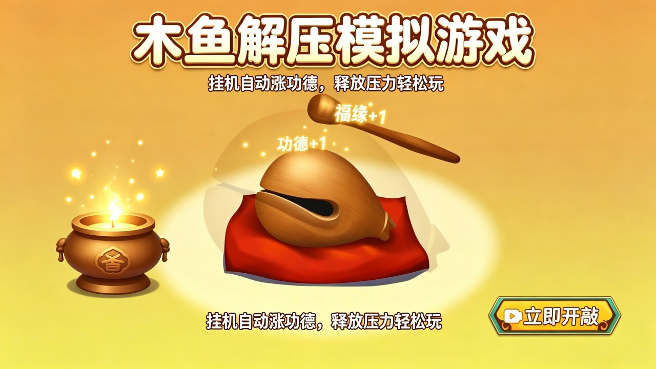 木鱼解压模拟游戏截图