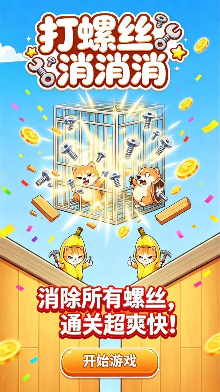 打螺丝消消消截图