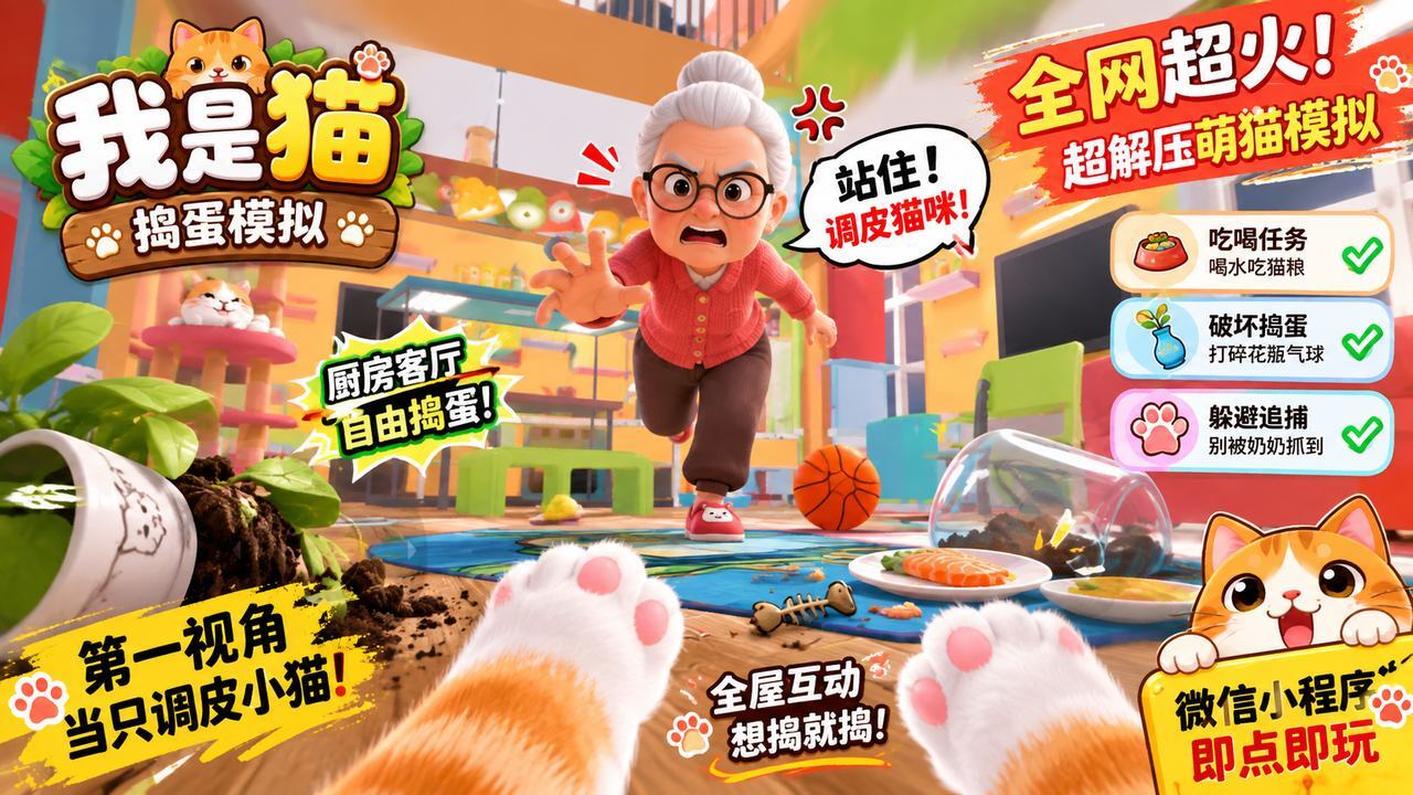 我是猫-捣蛋模拟截图