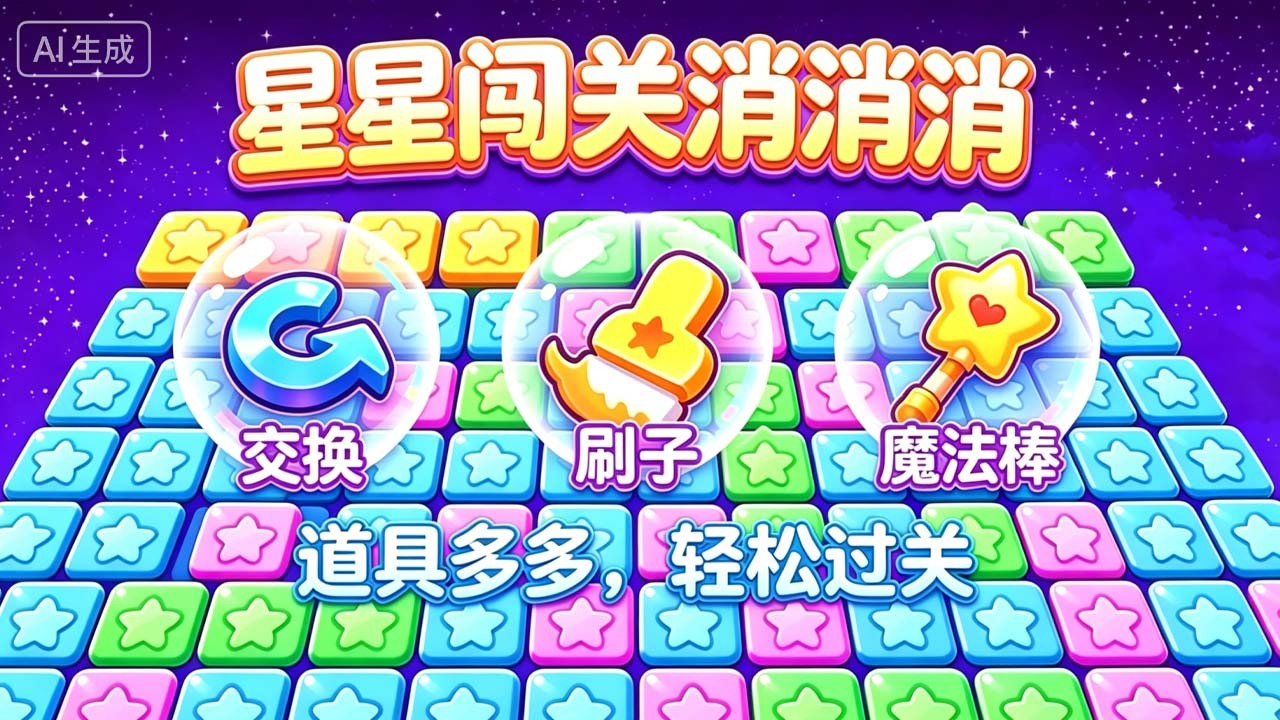星星闯关消消消截图