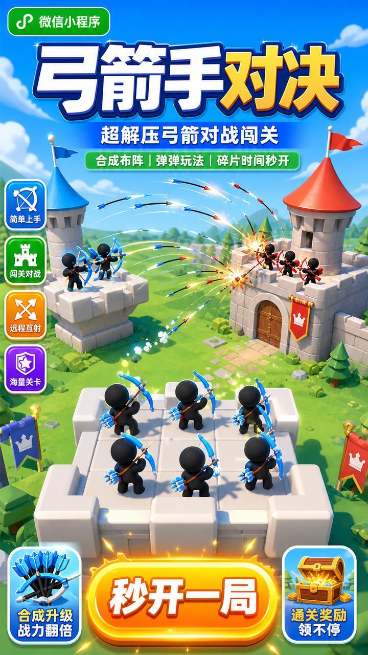 弓箭手对决小游戏截图