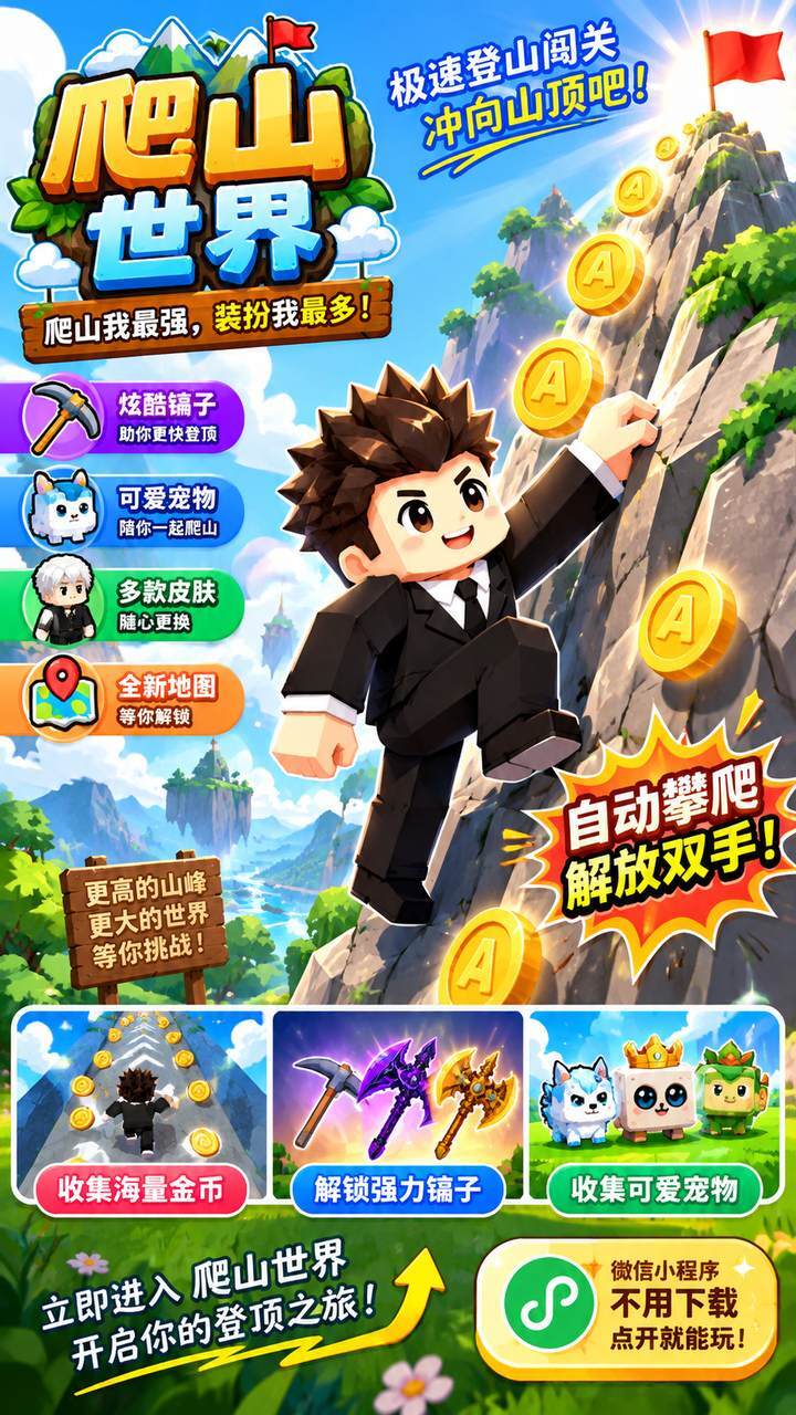 爬山世界截图