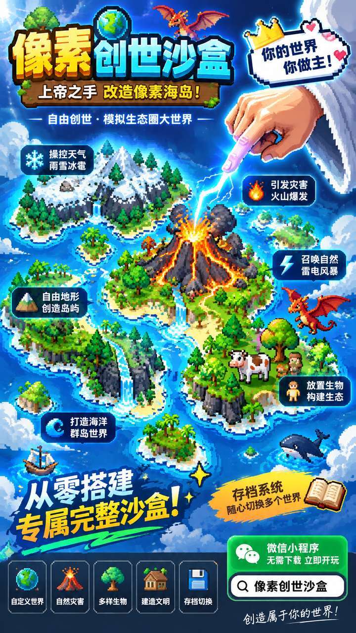 像素创世沙盒截图