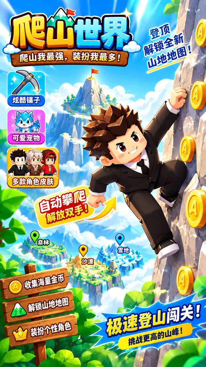 爬山世界截图