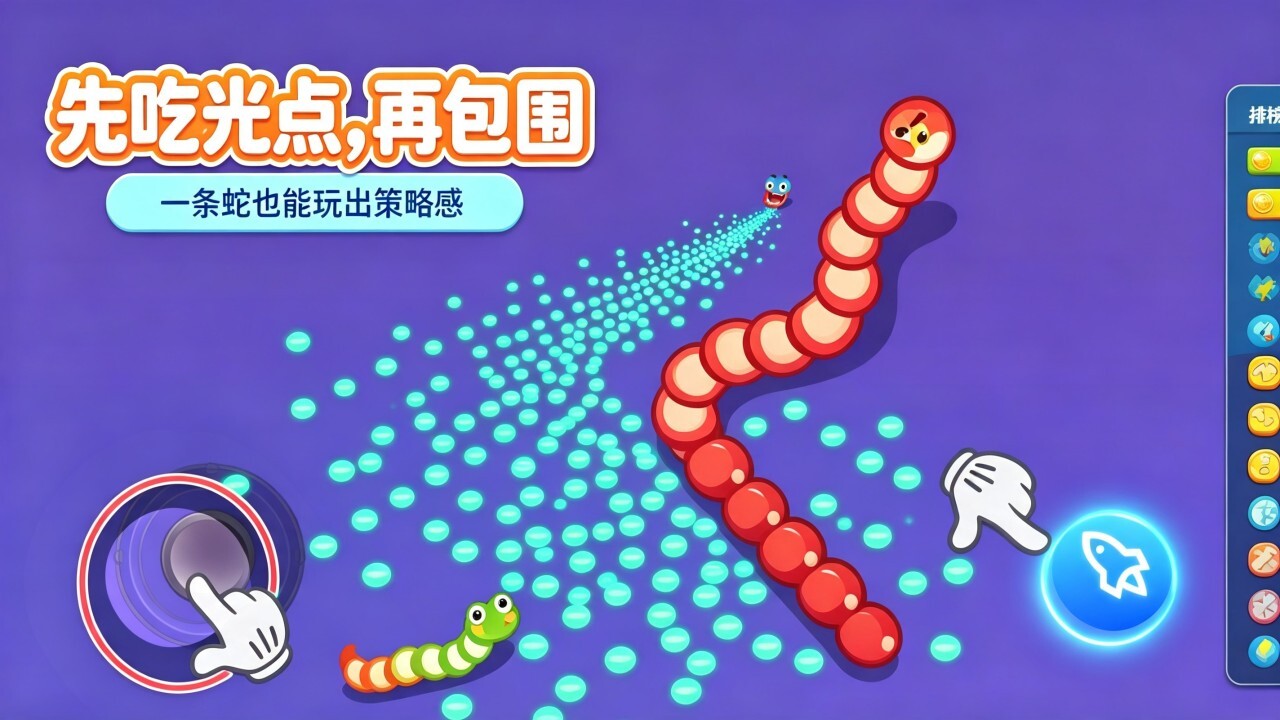 贪吃蛇派对跑酷截图