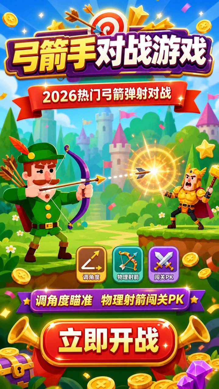 弓箭手对战游戏截图