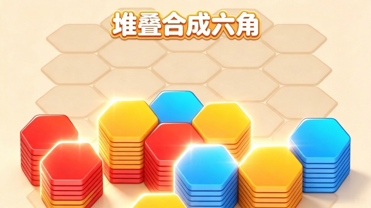 堆叠合成六角截图