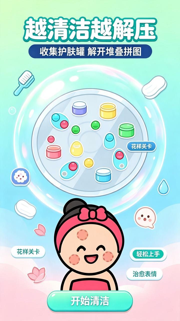 面部清洁游戏截图