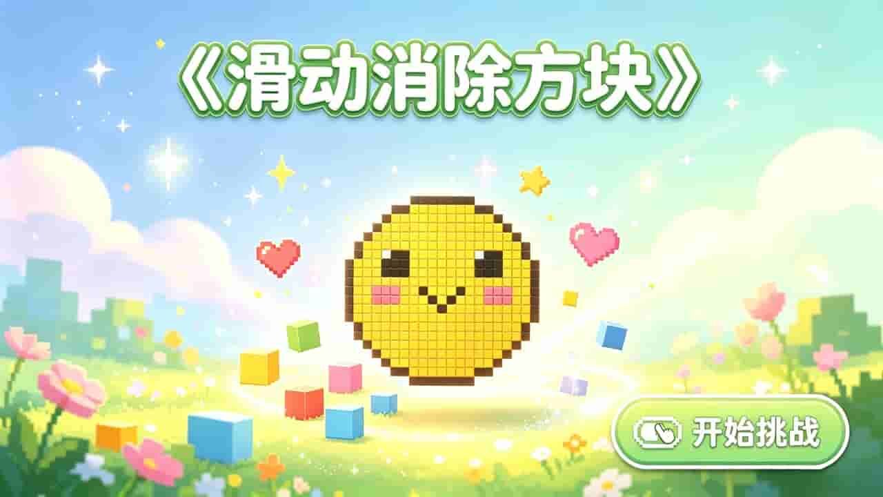 滑动消除方块截图