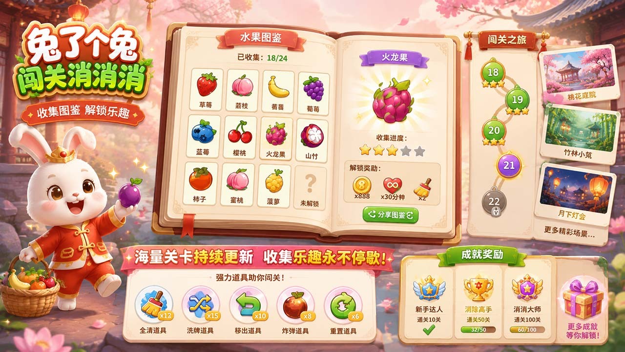 兔了个兔闯关消消消截图