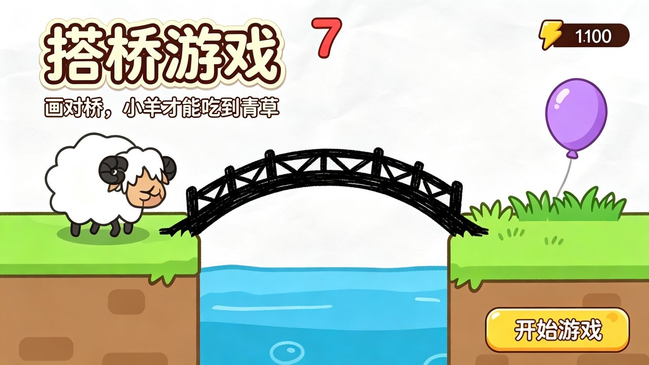 搭桥游戏截图