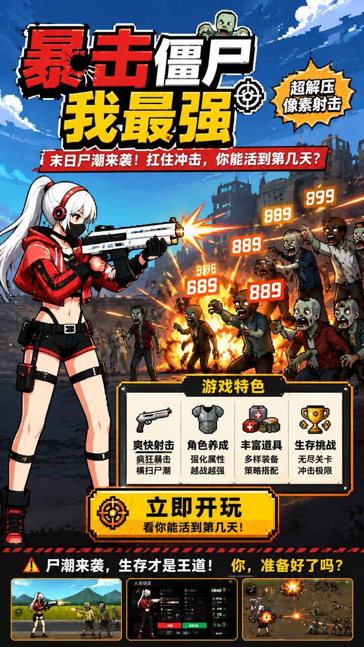 暴击僵尸我最强截图