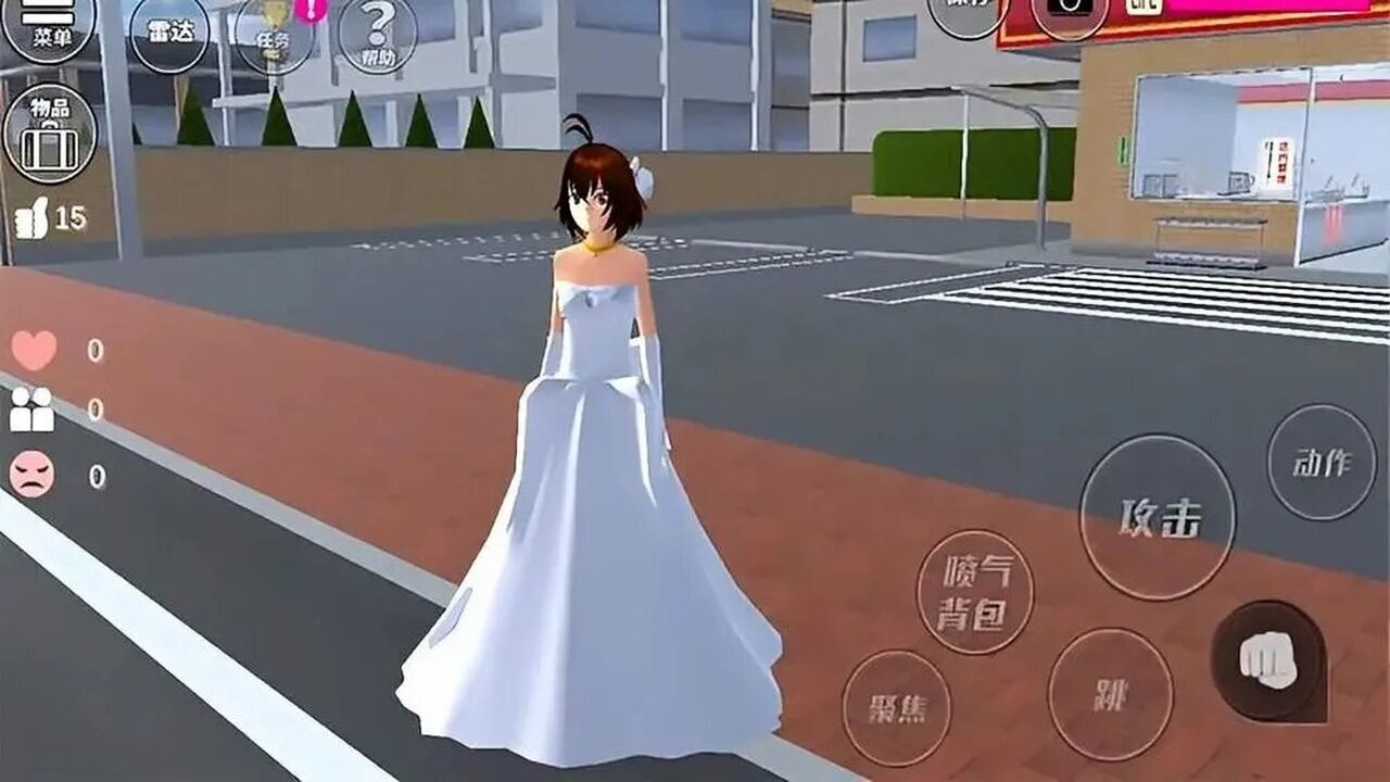 樱花少女模拟跑酷挑战截图
