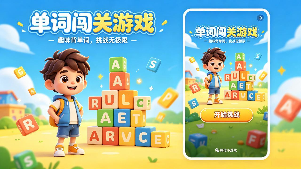 单词闯关游戏截图