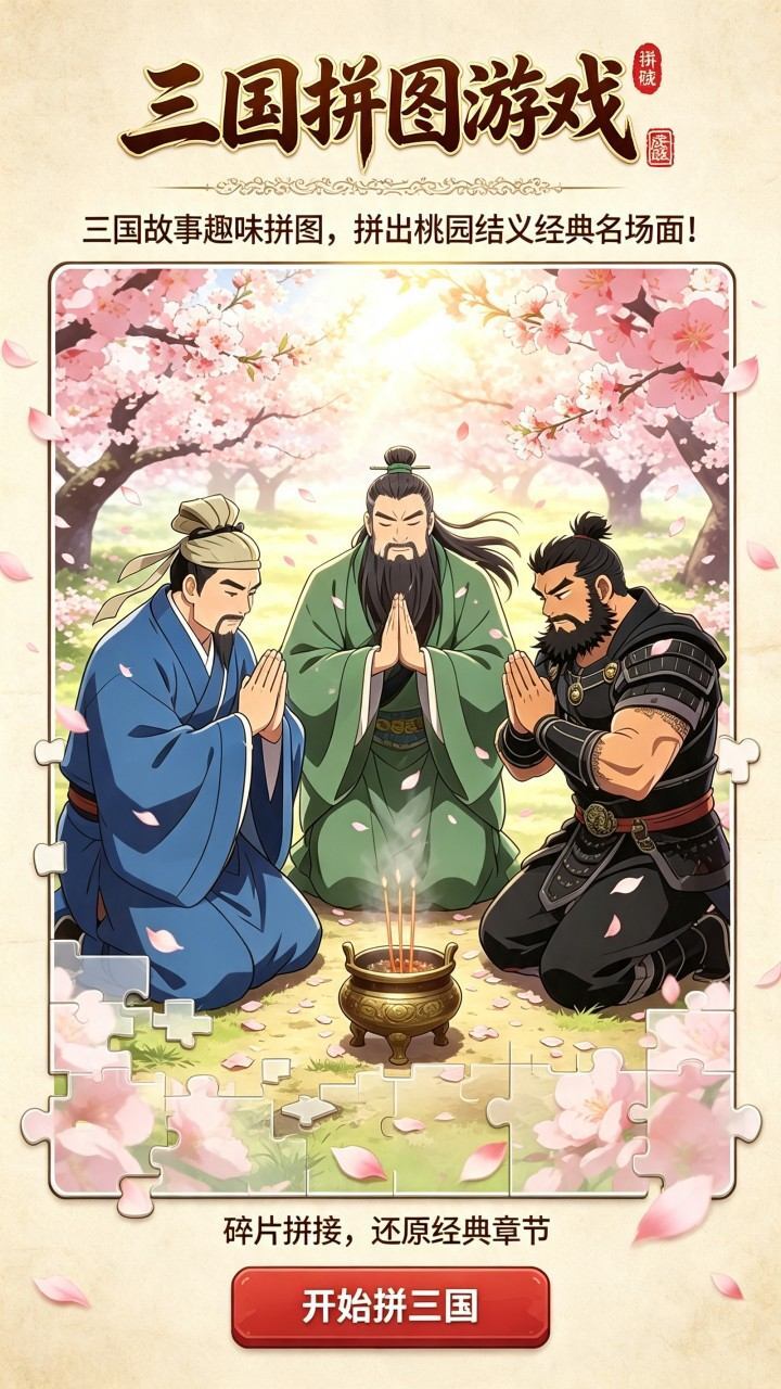三国拼图游戏截图