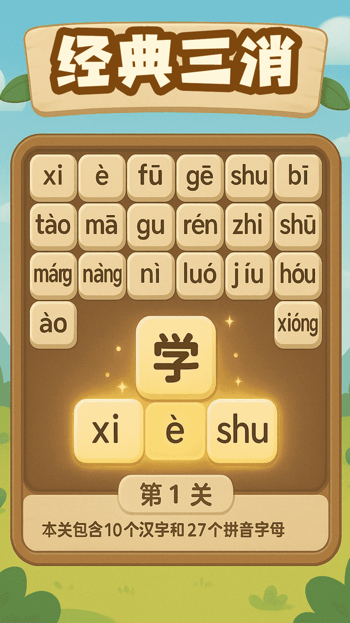 合成拼音消消消截图