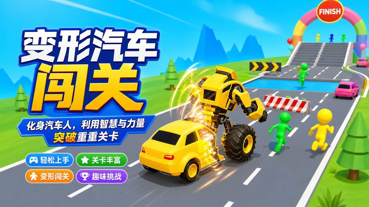 变形汽车闯关截图