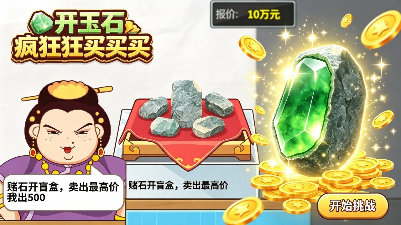 开玉石疯狂买买买截图
