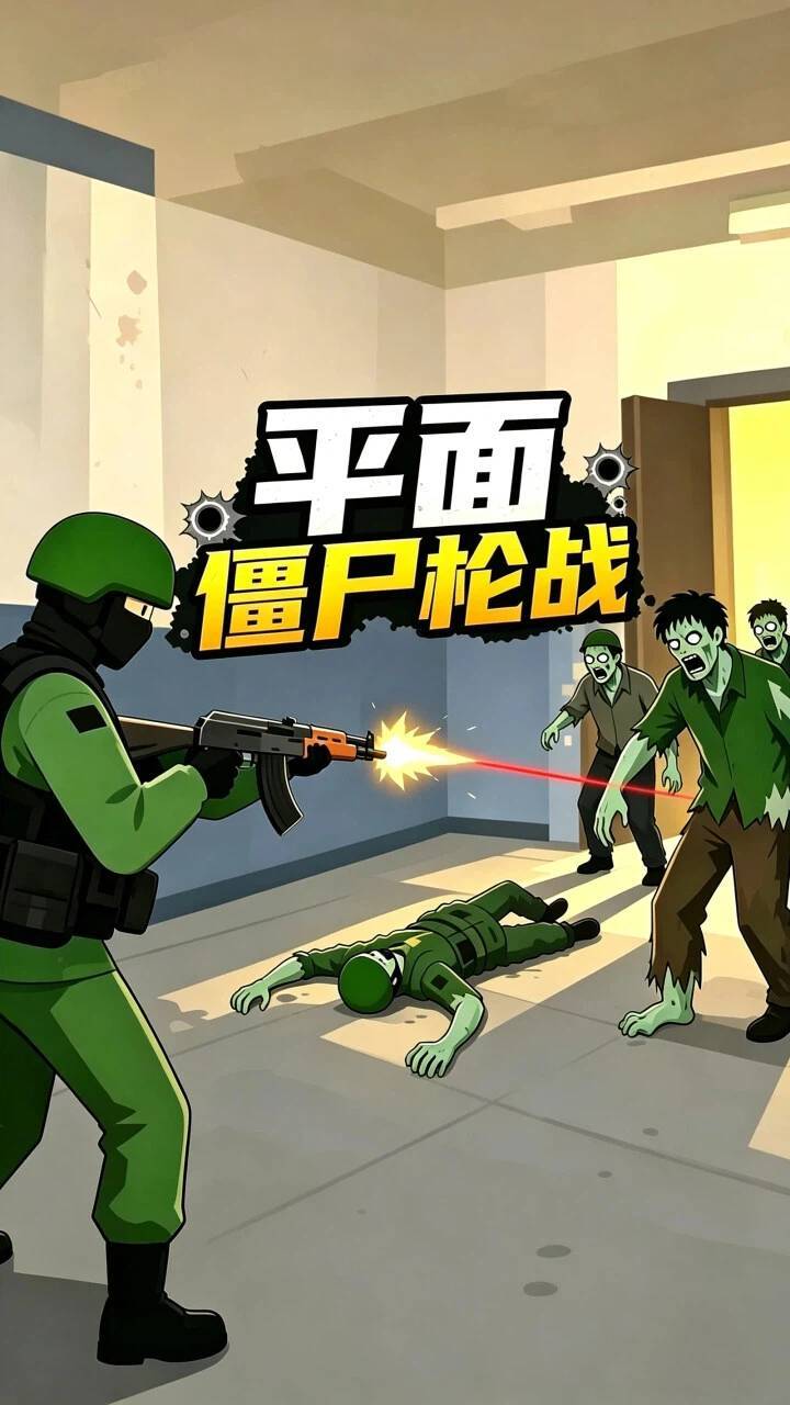 平面僵尸枪战截图