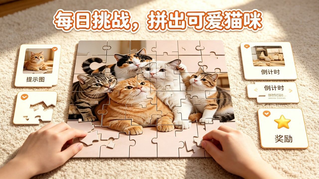 猫咪拼图大师截图