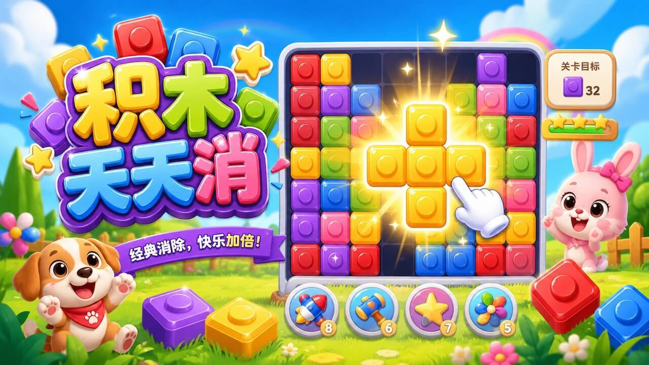 积木天天消截图