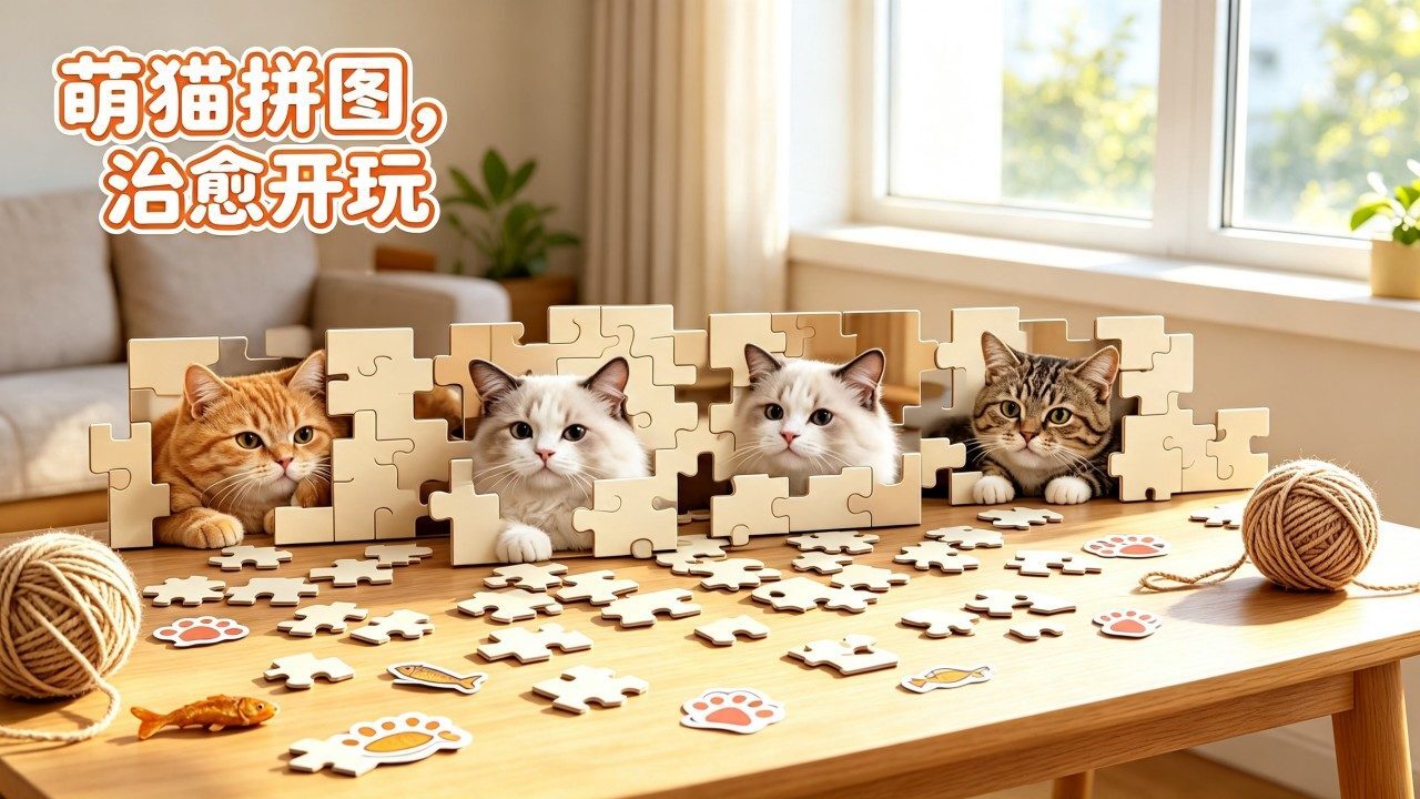 猫咪拼图大师截图