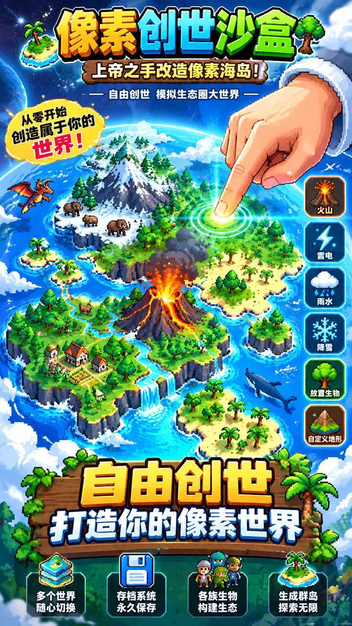 像素创世沙盒截图