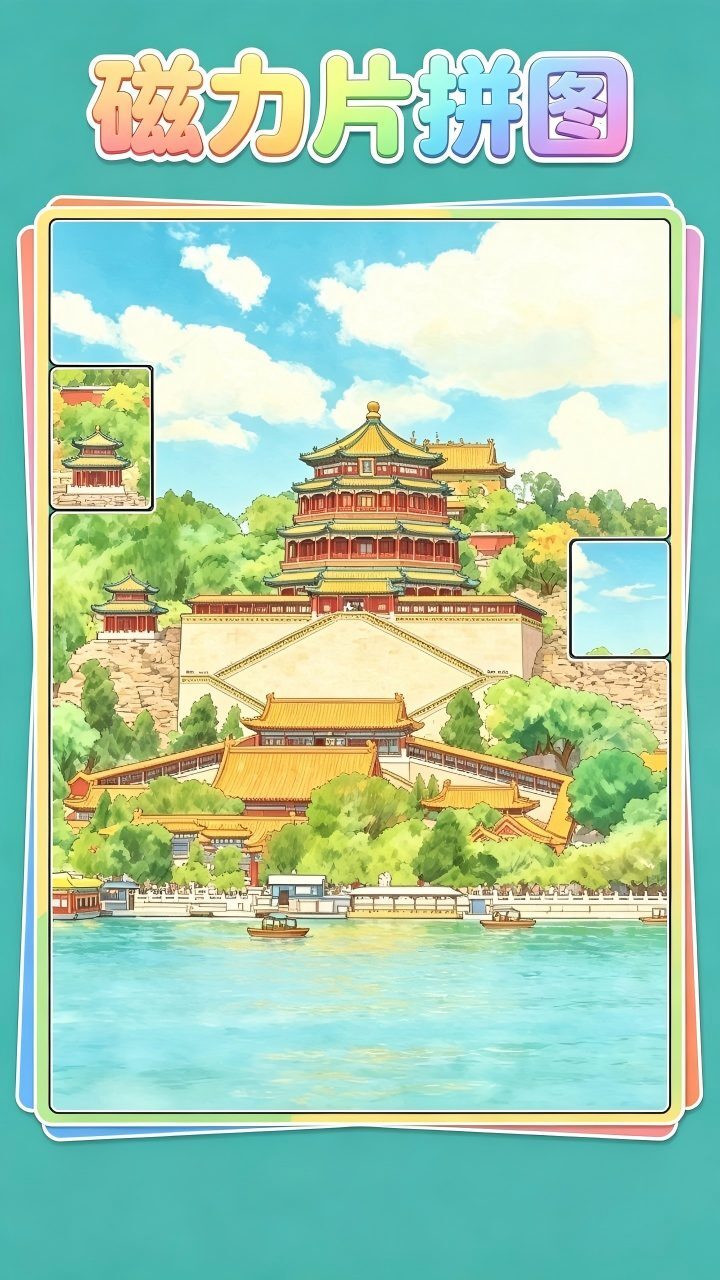 磁力片拼图截图