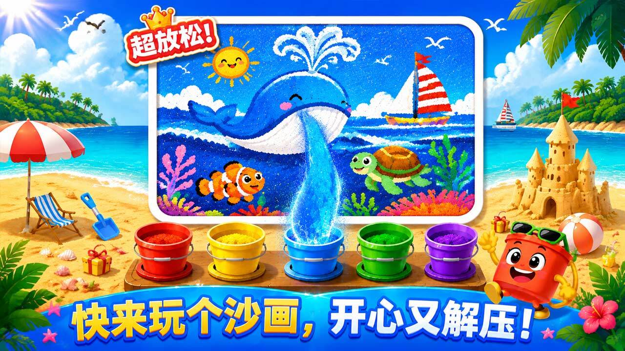 玩个沙画截图