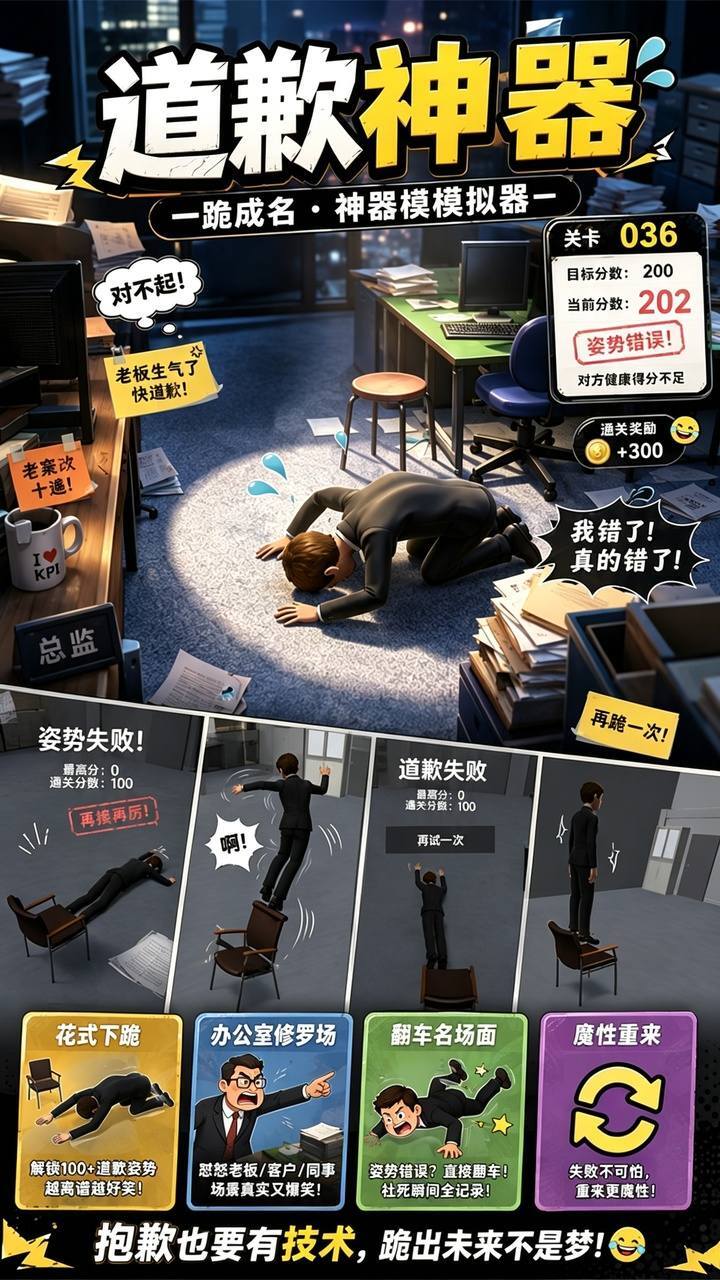 道歉神器模拟器截图