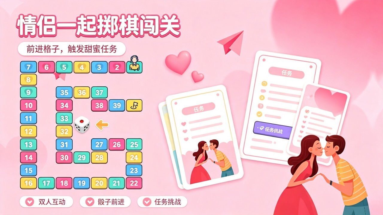 双人飞行棋情侣游戏截图