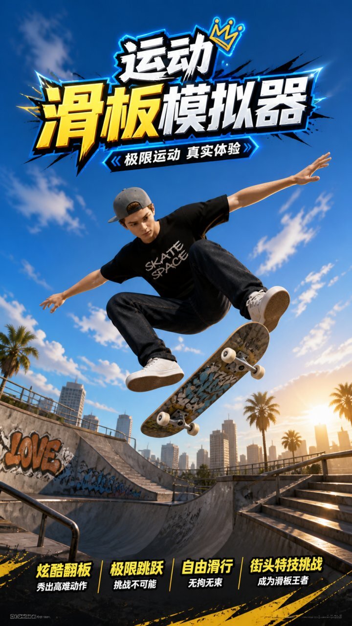 运动滑板模拟器截图