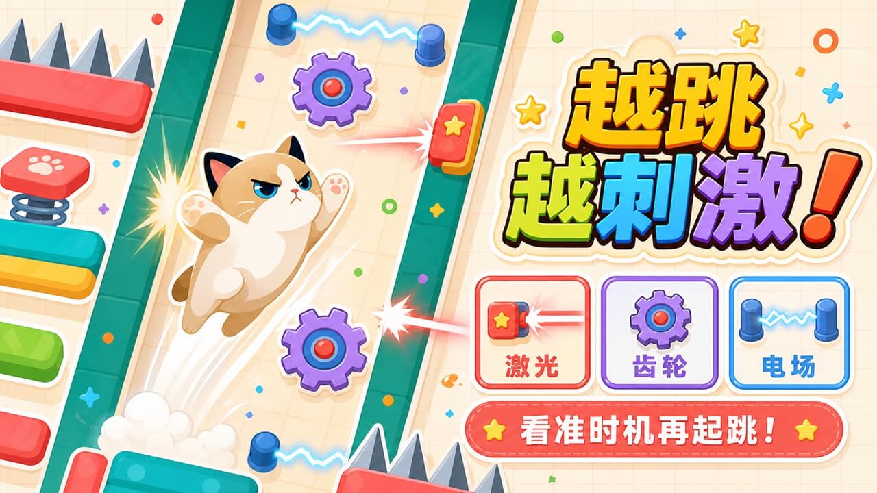 小猫往上跳截图