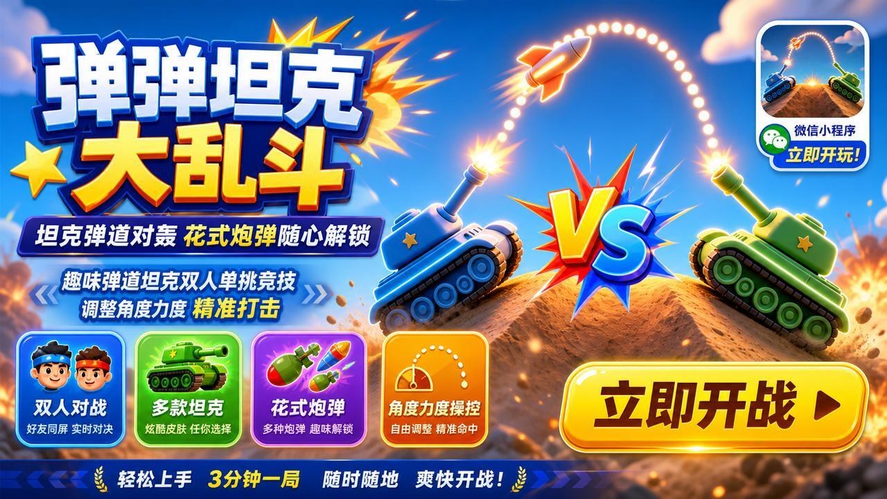 弹弹坦克大乱斗截图