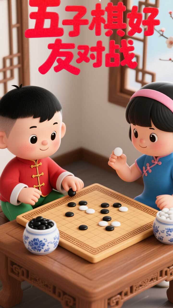 五个子连珠五子棋截图